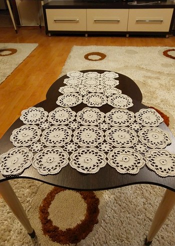 El Yapımı Beyaz Dantel oda takımı - Görsel 3