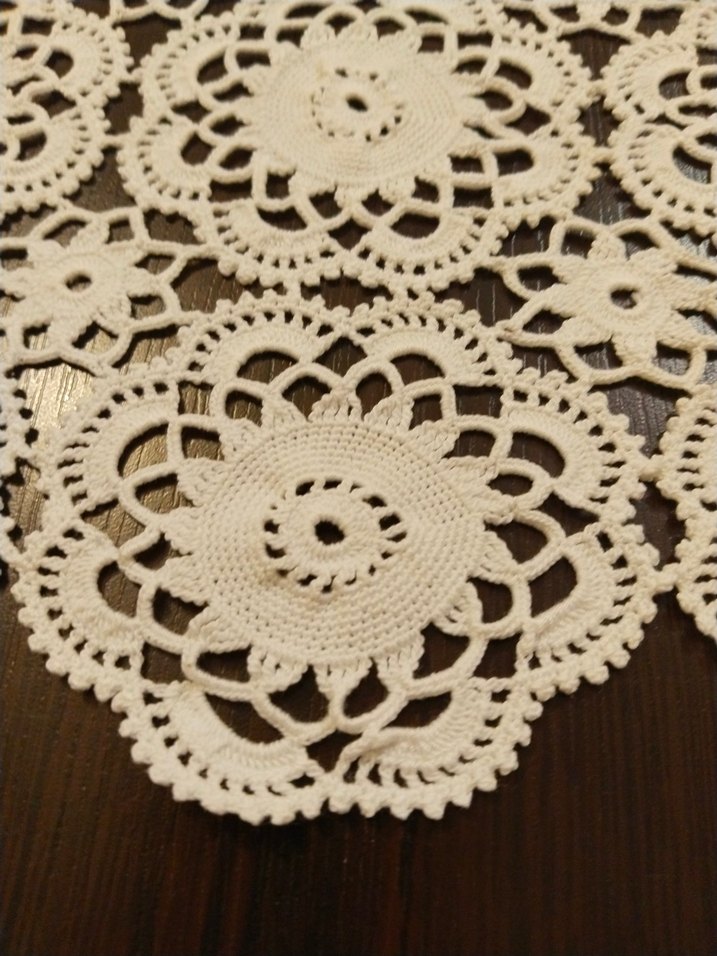 El Yapımı Beyaz Dantel oda takımı - Görsel 2