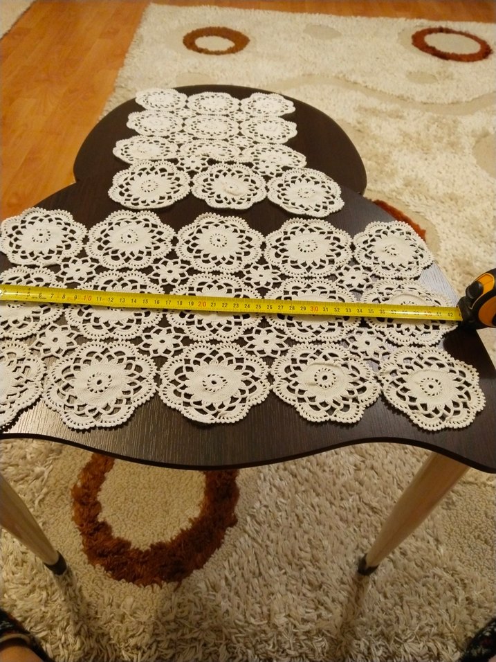 El Yapımı Beyaz Dantel oda takımı - Görsel 4