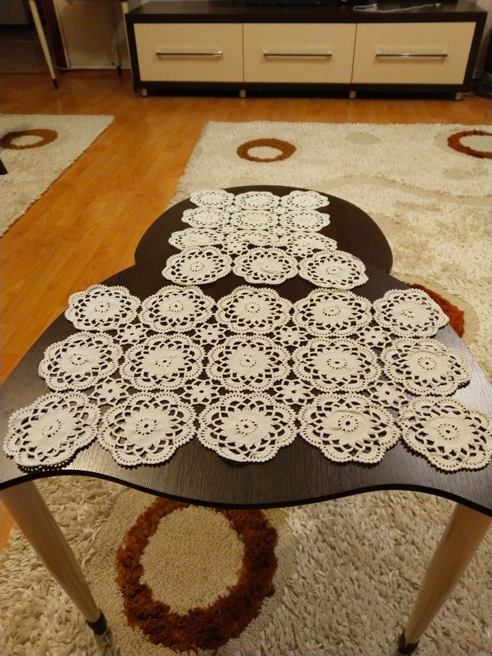 El Yapımı Beyaz Dantel oda takımı - Görsel 3