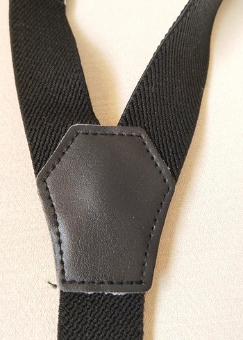 Siyah Süet Çocuk Pantolon Askısı - Görsel 10