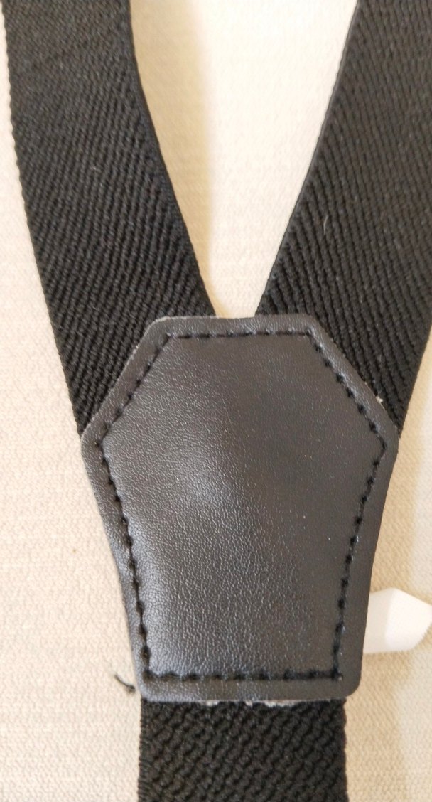 Siyah Süet Çocuk Pantolon Askısı - Görsel 4