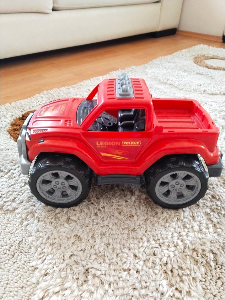 Kırmızı Polesie Oyuncak Off-Road Araba - Görsel 4