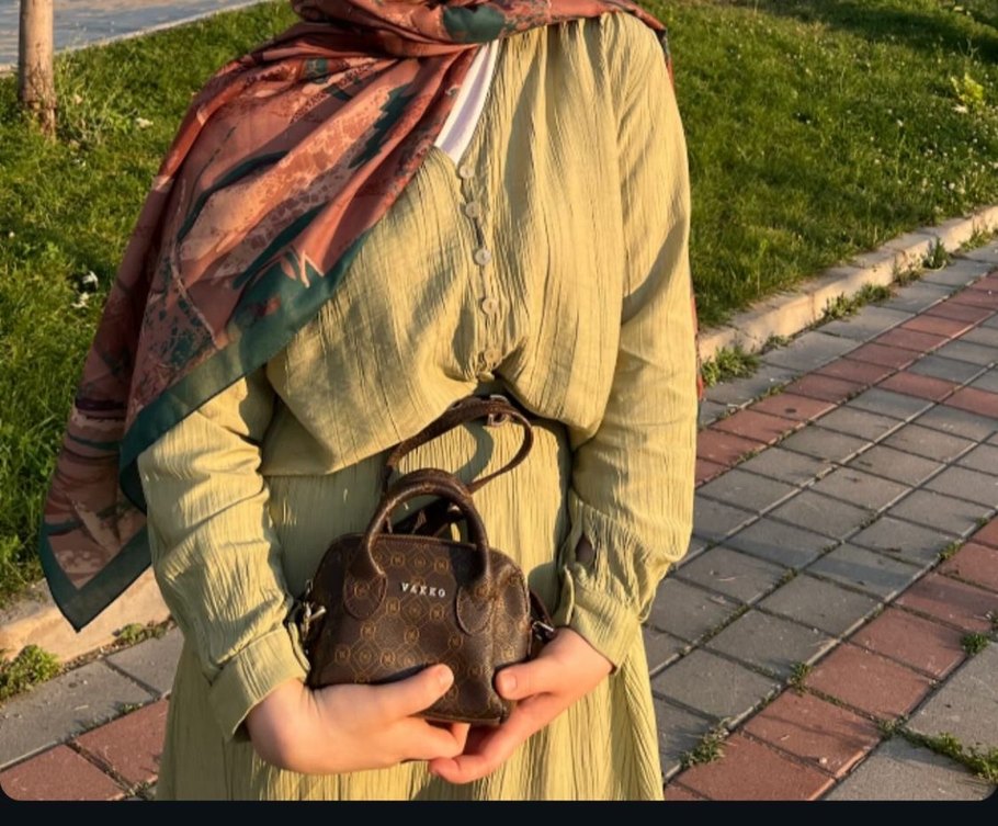 Beyaz Keten Bohem Midi Kimono - Görsel 4