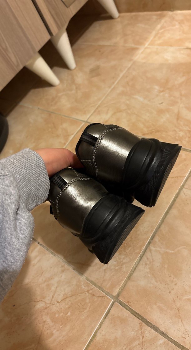 Dantel Detaylı Yılan Desenli Platform Spor Ayakkabı - Görsel 4