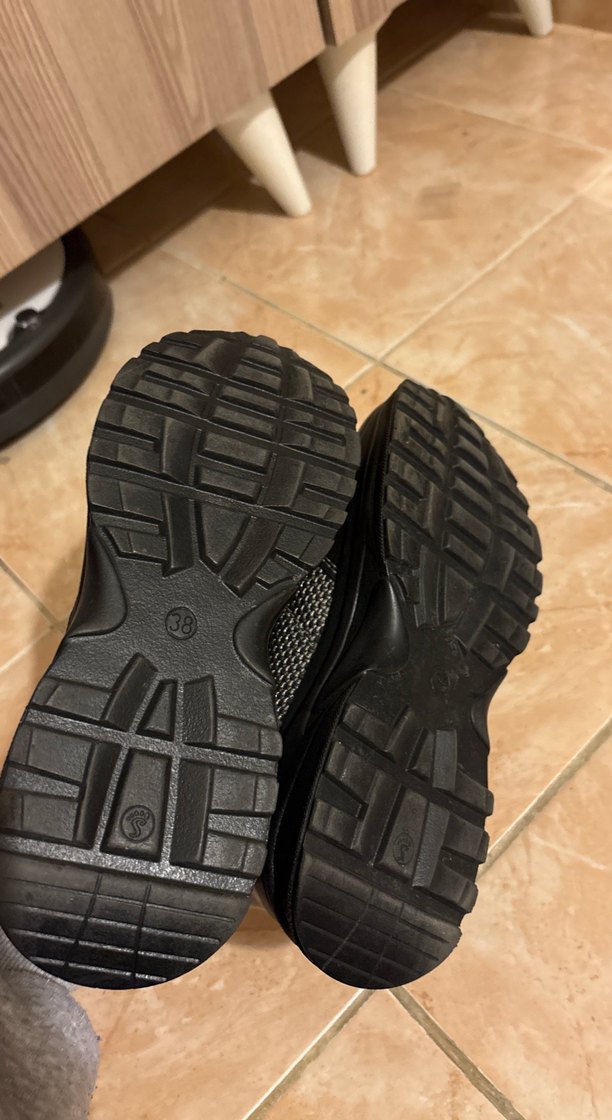 Dantel Detaylı Yılan Desenli Platform Spor Ayakkabı - Görsel 3