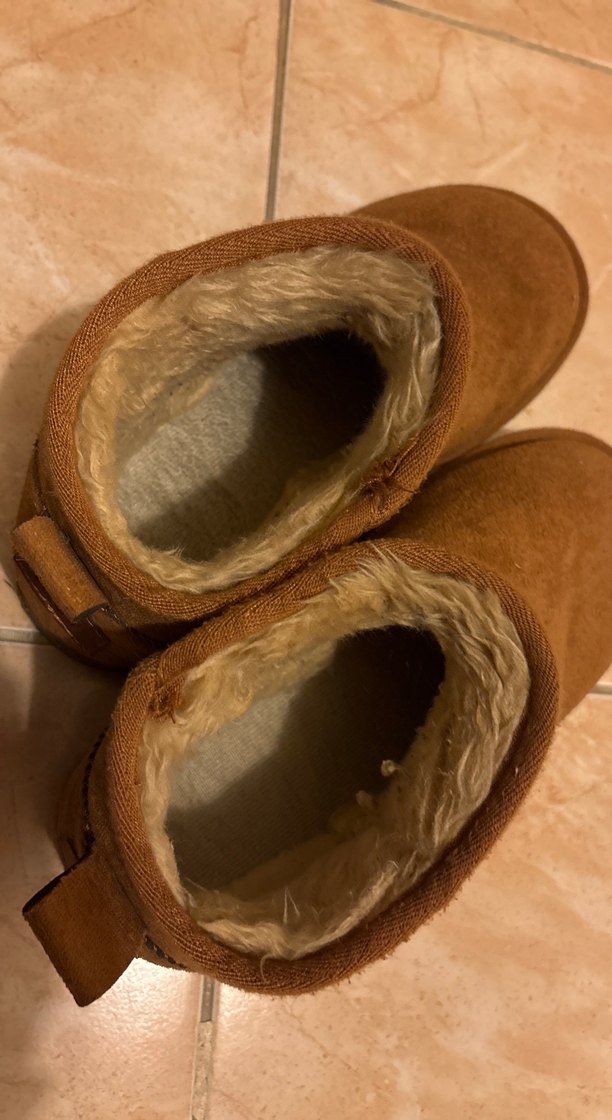 Kürklü Kahverengi Süet Kadın Dolgu Topuk Bot - Görsel 3