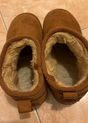 Kahverengi Süet Kürklü Kadın Dolgu Topuk Bot - Görsel 3