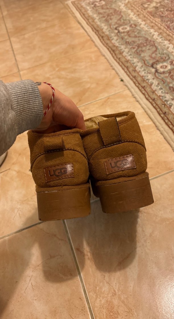 Kahverengi Süet Kürklü Kadın Dolgu Topuk Bot - Görsel 2