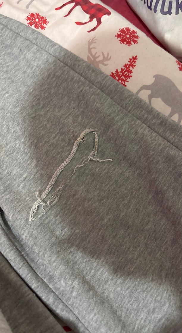 Gri Kadın Salaş Kesim Pamuklu Eşofman - Görsel 2