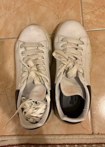 Beyaz Platform Topuklu Kadın Spor Ayakkabı - Görsel 5