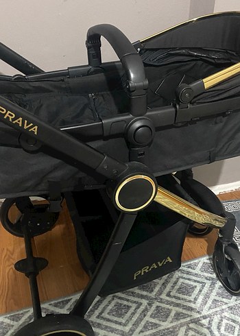 Prava P14 Crom 2023 Siyah Bebek Arabası - Görsel 7