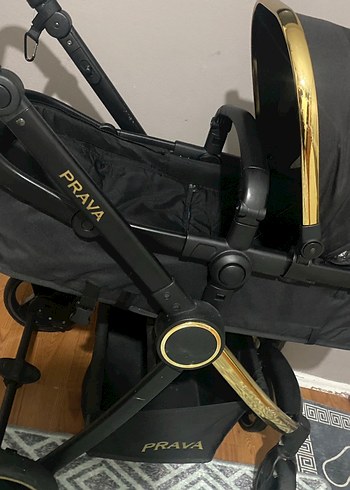 Prava P14 Crom 2023 Siyah Bebek Arabası - Görsel 8