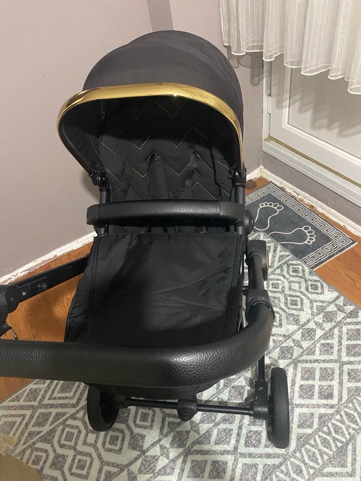 Prava P14 Crom 2023 Siyah Bebek Arabası - Görsel 2