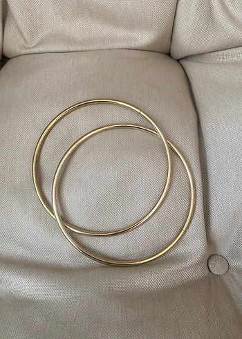 Demir Halka Çanta Sapı Altın Renkli 13 cm - Görsel 2