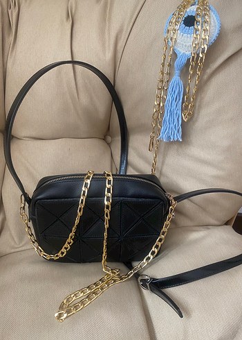 Kadın Altın Zincir Çanta Sapı 120 cm ucunda kancası - Görsel 3