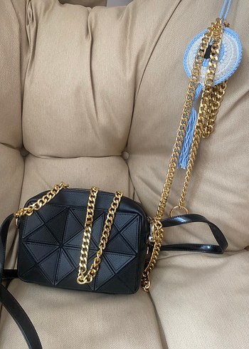 Kadın Altın Zincir Çanta Sapı 120 cm ucunda kancası - Görsel 6