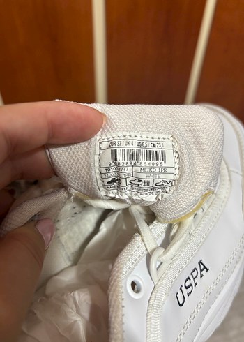 USPA Beyaz Platform Topuklu Kadın Spor Ayakkabı - Görsel 4