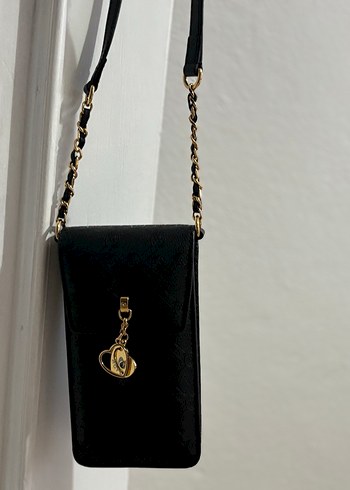 Vakko Siyah Monogram çanta - Görsel 6