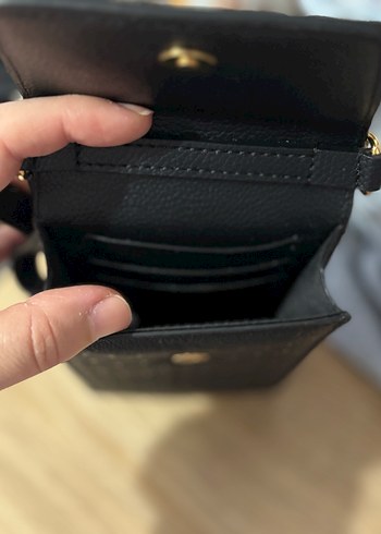 Vakko Siyah Monogram çanta - Görsel 5