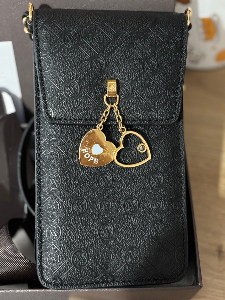 Vakko Siyah Monogram çanta - Görsel 2