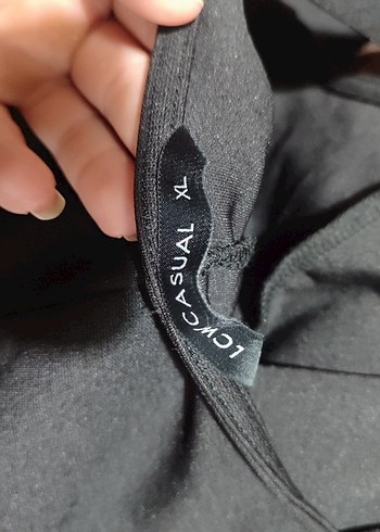 LC Waikiki Siyah Günlük Elbise