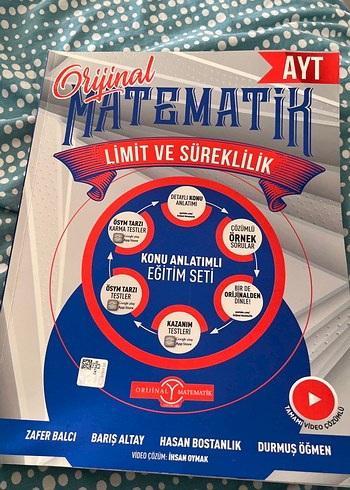 Orijinal Matematik AYT Limit ve Süreklilik Kitabı