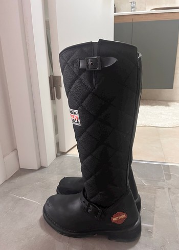 37 Beden siyah Renk Siyah Kadın Harley-Davidson Biker Çizme