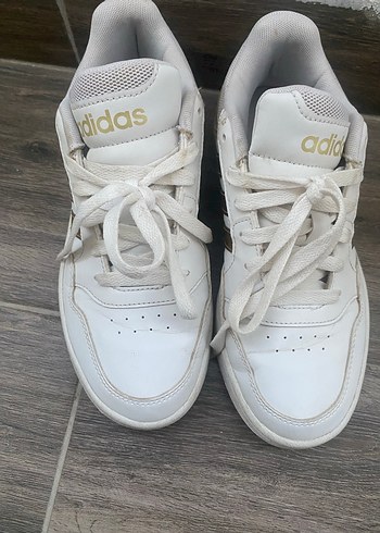 Beyaz Adidas Kadın Dolgu Topuklu Spor Ayakkabı