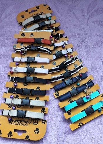 2'li Çok Renkli Çıngıraklı Kedi Tasması - Görsel 2