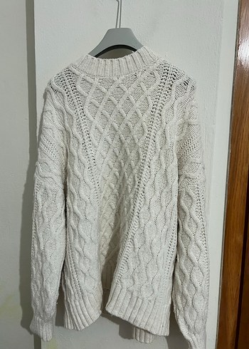 Bordo Örgü Kadın Kazak, Bisiklet Yaka - Görsel 3