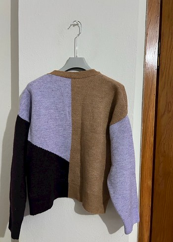 Bordo Örgü Kadın Kazak, Bisiklet Yaka - Görsel 5