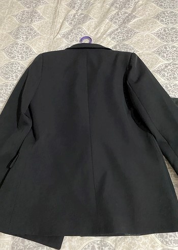 Trendyol & Milla Düğmeli Siyah Midi Kadın Blazer