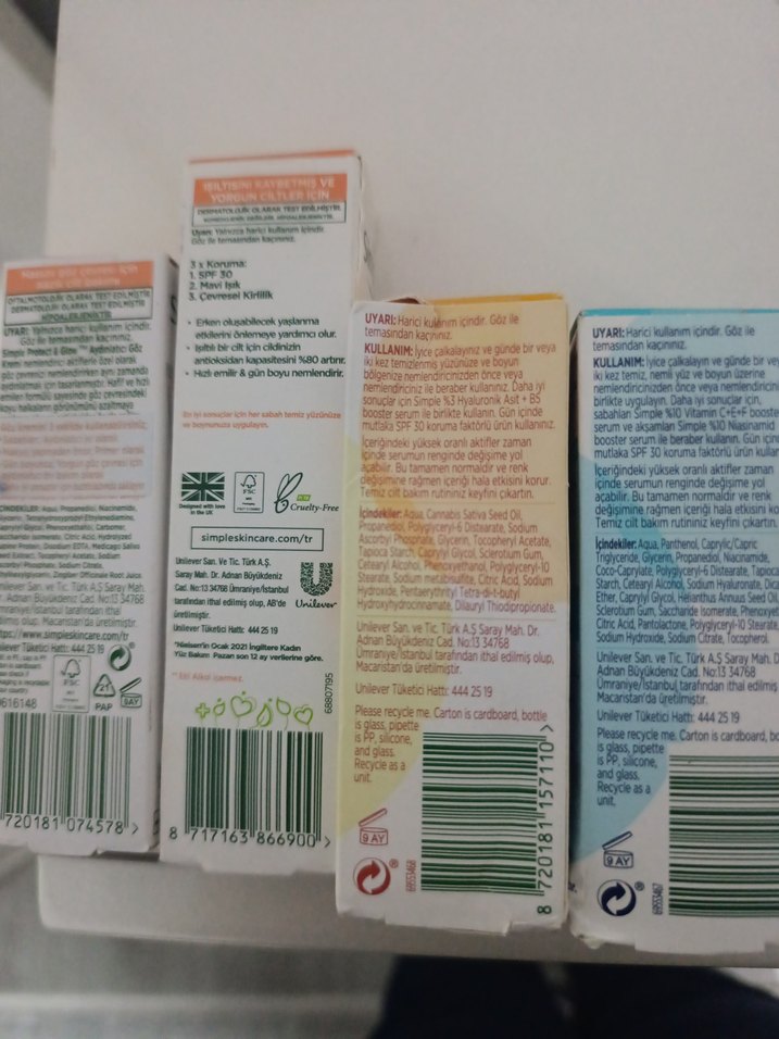 Simple Cilt Bakım Seti 4 lu - Görsel 2