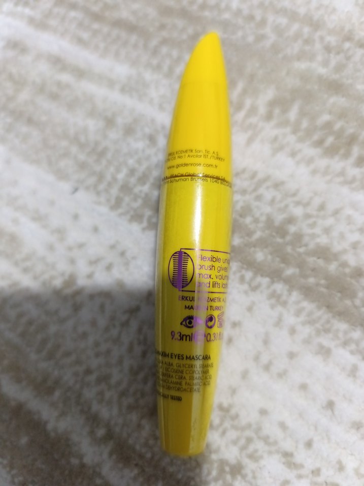 Parlak Sarı Maskara - Görsel 3