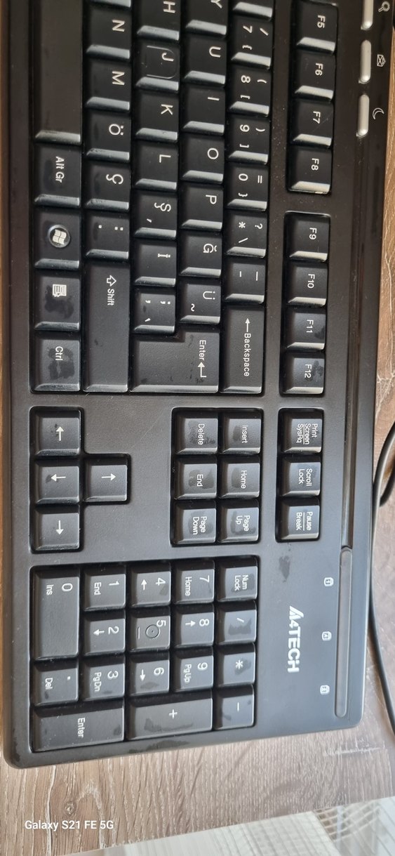 Siyah Kablolu Klavye - Görsel 4