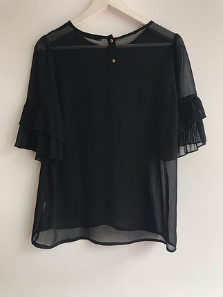 35 Beden siyah Renk Siyah bluz 