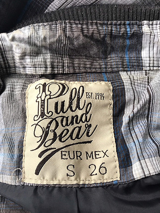 Pull and Bear Kareli ceket