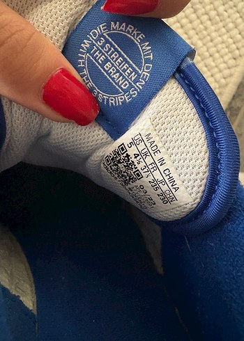 37 Beden Lacivert Beyaz Adidas Kadın Spor Ayakkabı