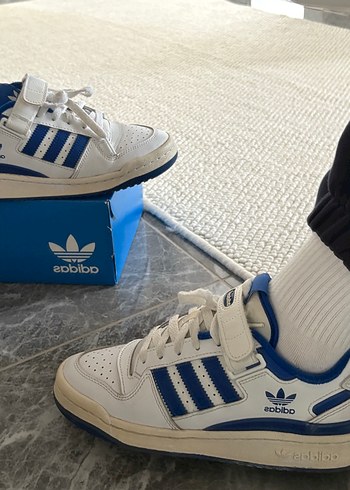 Lacivert Beyaz Adidas Kadın Spor Ayakkabı