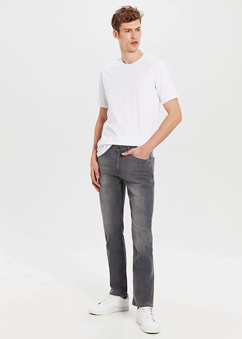 LCW Gri Regular Fit Erkek Jean Pantolon - Görsel 2