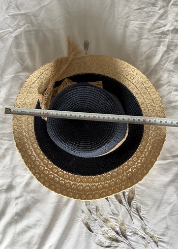 Dantel Detaylı Lacivert Coquet Bohem Kadın Şapka - Görsel 2