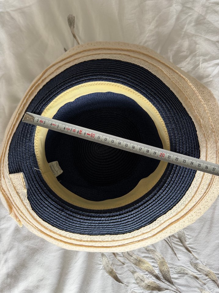 Dantel Detaylı Lacivert Coquet Bohem Kadın Şapka - Görsel 3