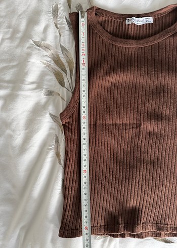 Stradivarius Kahverengi Triko Atlet - Görsel 4