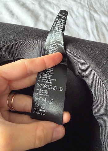 H&M Siyah Yün Kadın Şapka - Görsel 2