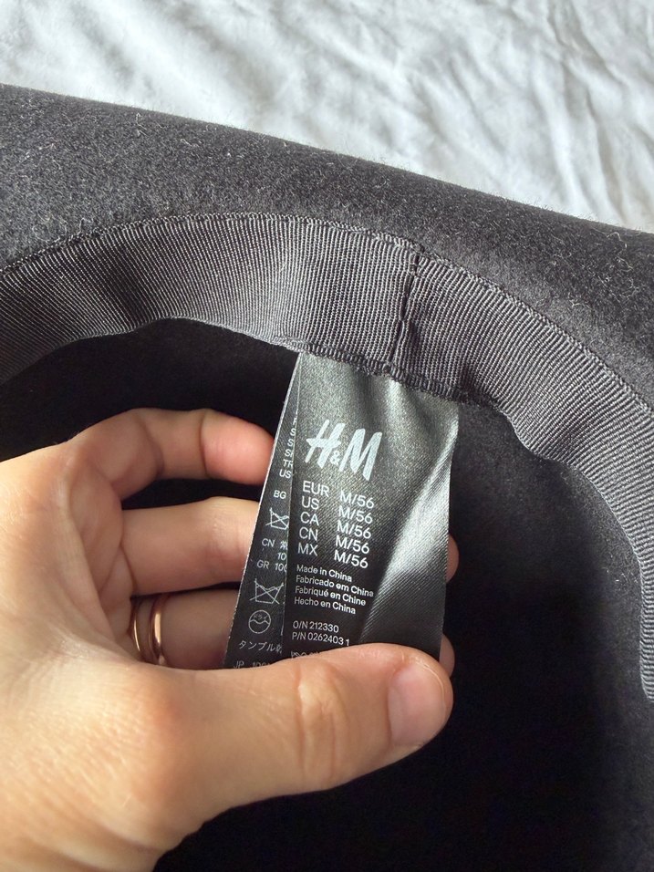 H&M Siyah Yün Kadın Şapka - Görsel 3