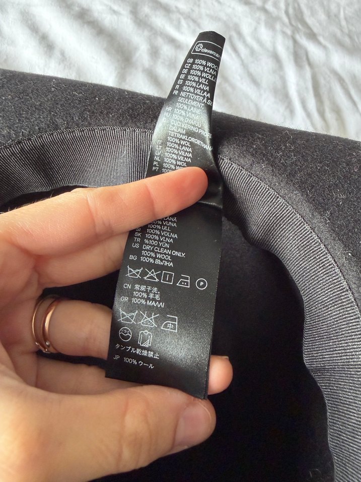 H&M Siyah Yün Kadın Şapka - Görsel 2