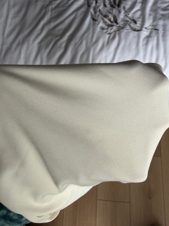 Zara Ekru tek kollu Body - Görsel 3