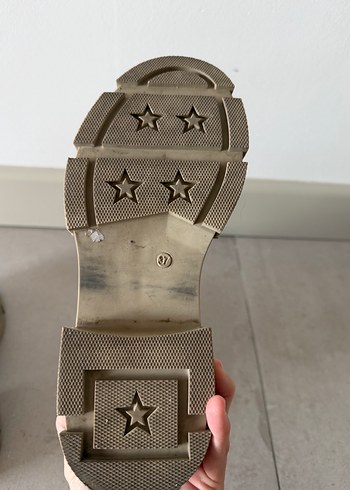 Taş Rengi Hakiki Deri Kadın Bot - Görsel 7