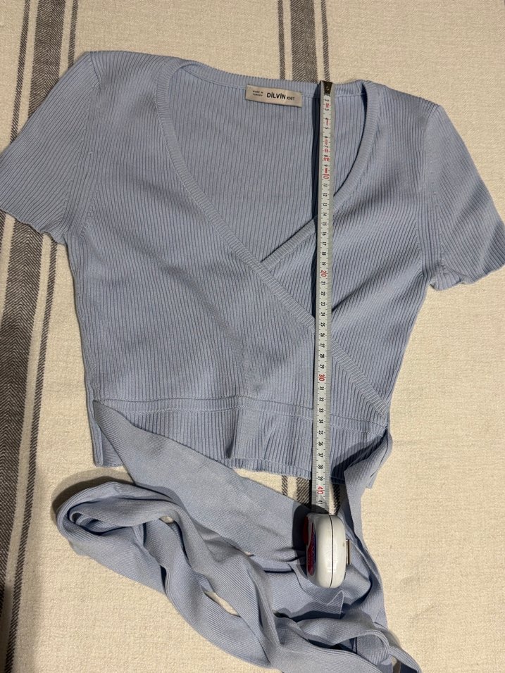 Dilvin Std Bebe mavisi bluz - Görsel 2